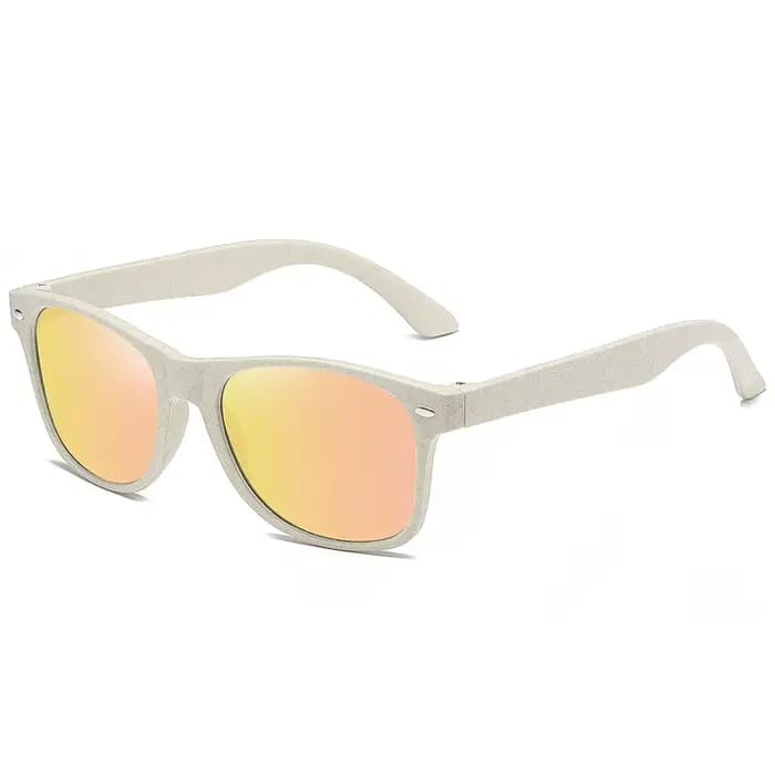 Les lunettes de soleil rétro classiques polarisées en paille de blé gm peuvent décomposer des matéri