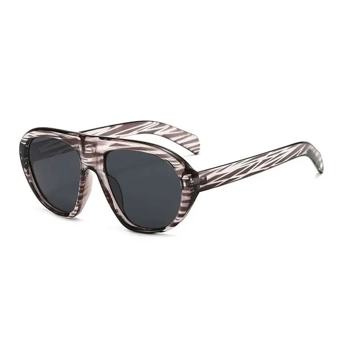 Lunettes de soleil tendance pour femme, style pilote, design mode, verres bleu thé, protection UV400