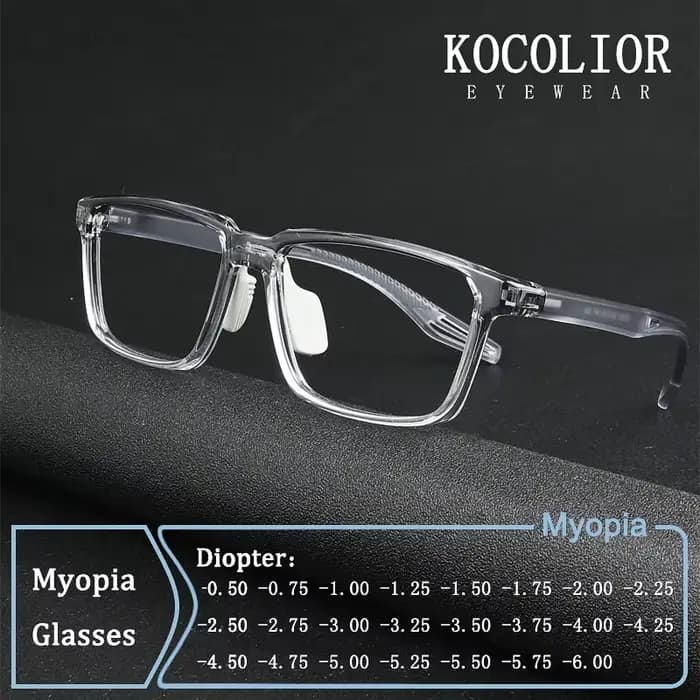 Lunettes de sport Anti-collision pour hommes, monture légère, pour myopie, Prescription photochromiq