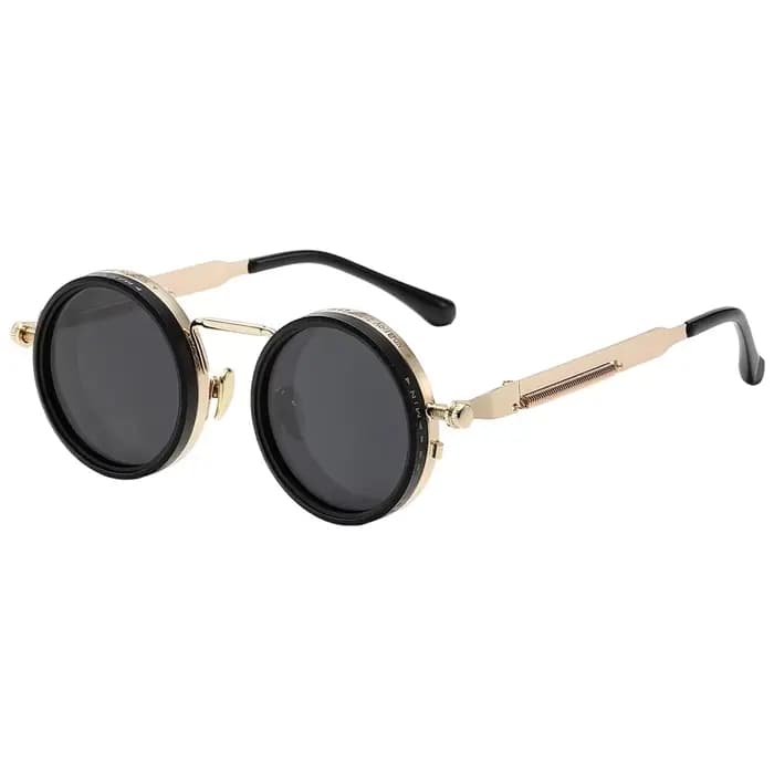 Lunettes de soleil polarisées rondes à 9 niveaux de luminosité réglable pour hommes et femmes, style