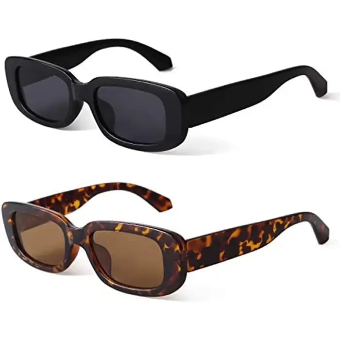 BEGREAT – Lunettes de soleil rectangulaires rétro, de marque, vintage, pour femme, protection UV400