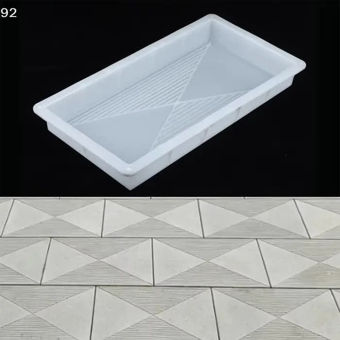 Moule en plastique pour la production de dalles de pavage carrées, de carreaux de jardin, de carreau