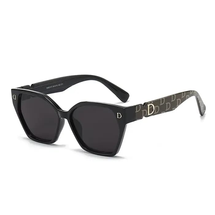 Nouvelle marque de luxe D Glamour lunettes de soleil pour femmes et hommes élégant oeil de chat lune