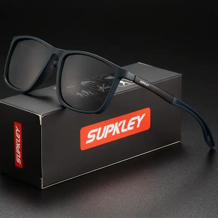 SUPKatteign- Lunettes de soleil de sport polarisées pour hommes et femmes, confortables et légères, 