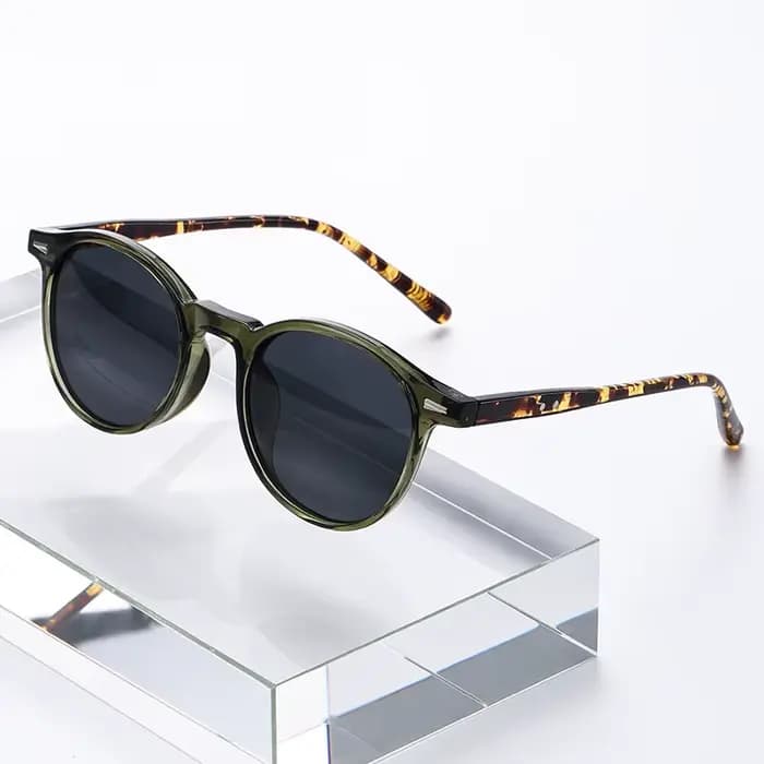 Lunettes de soleil rondes vintage pour femmes et hommes, lunettes de soleil circulaires, lunettes ov