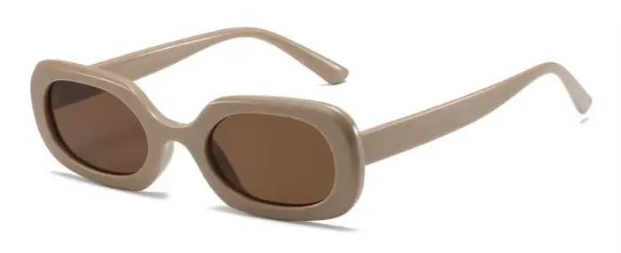 Lunettes de soleil ovales d'été pour femmes, tendance rétro, mode Hip Hop, décoration Cool, lunettes