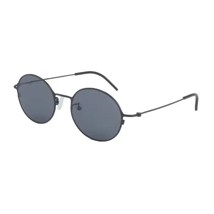 Hommes ronds pur titane lunettes de soleil femmes classique conduite lunettes Protection UV nuances 