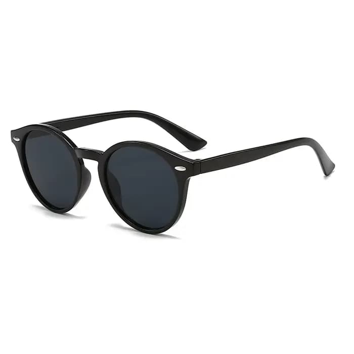 Lunettes de soleil rétro mode pour femmes Vintage petit cadre rond lunettes de soleil lentille jaune