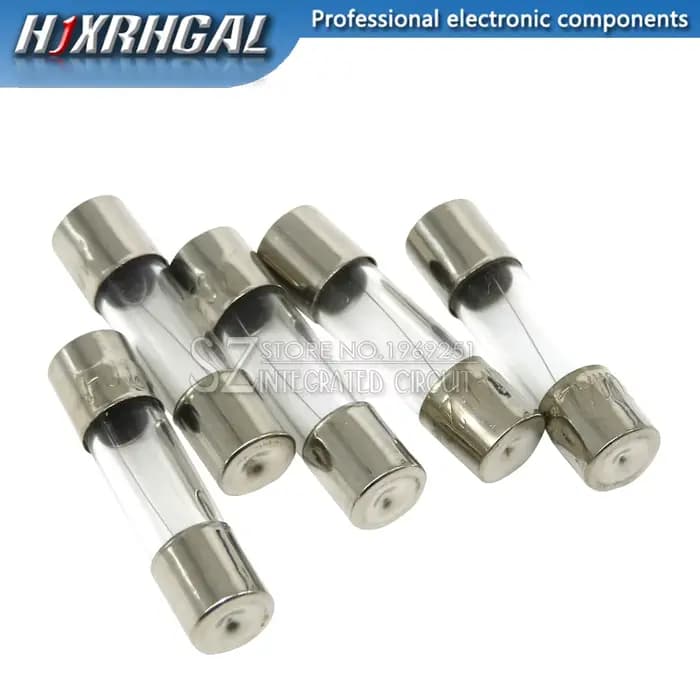 10PCS 5x20 fusible En Verre tube 250V 0.1A ~ 25A 5*20 haute qualité fusible 5*20 0.2A 0.25A 0.3A 1A 