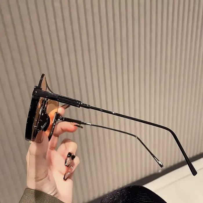 Lunettes de soleil pilote rétro en métal pour femmes, mode Style coréen, nuances carrées, tendance I
