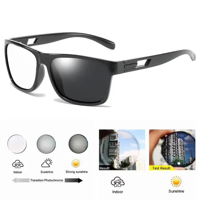 Lunettes de Prescription tendance pour hommes, verres de lecture photochromiques carrés, lunettes pr