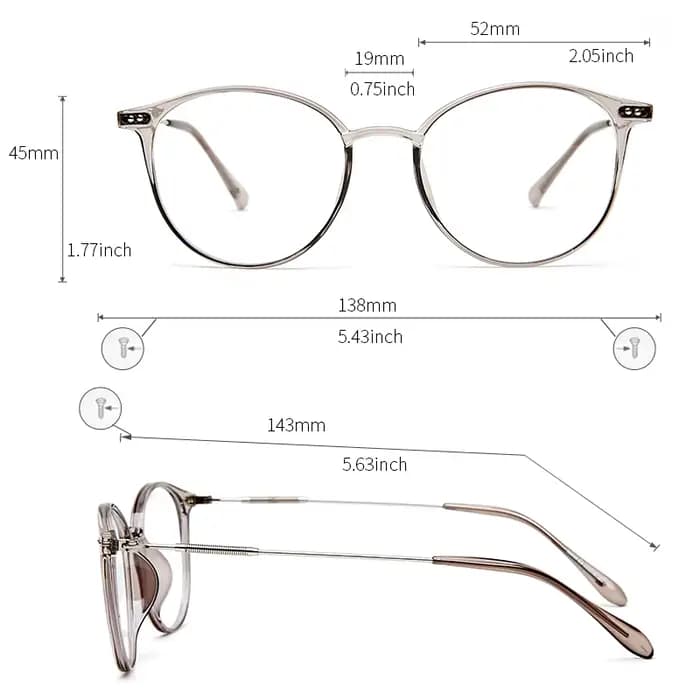 KANSEPT lunettes rondes cadre femmes ultraléger mode myopie Prescription lunettes montures acétate l