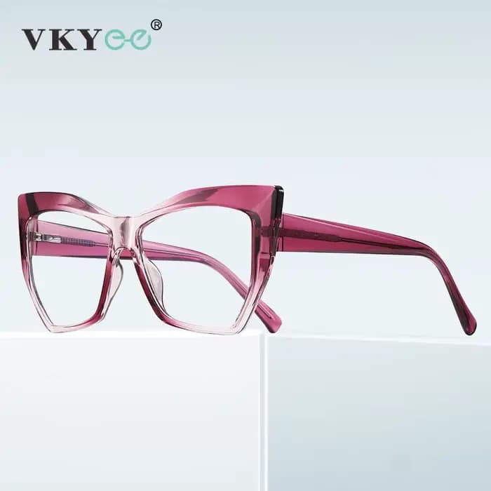 VICKY femmes Cateye Prescription lunettes de lecture dégradé myopie hypermétropie résine Anti lumièr