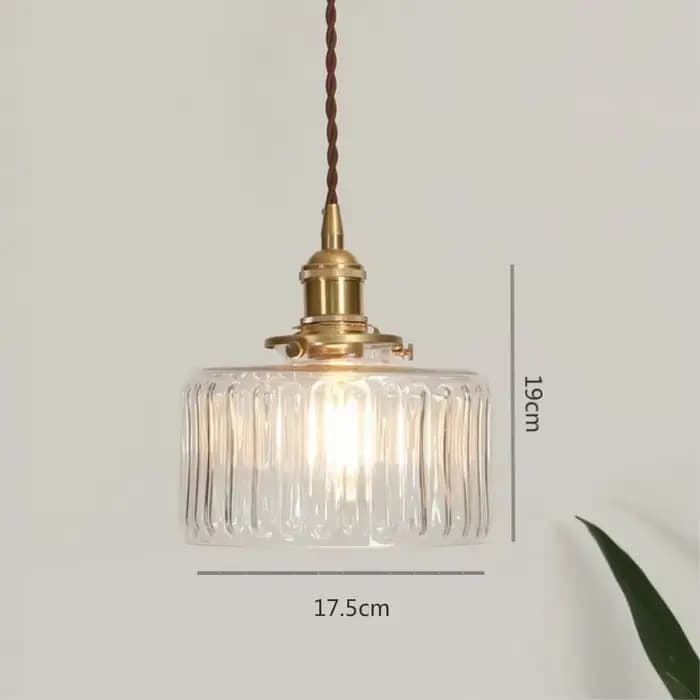 Lampe LED Suspendue en Verre au Design Nordique Moderne, Luminaire Décoratif d'Nik, Idéal pour un Re