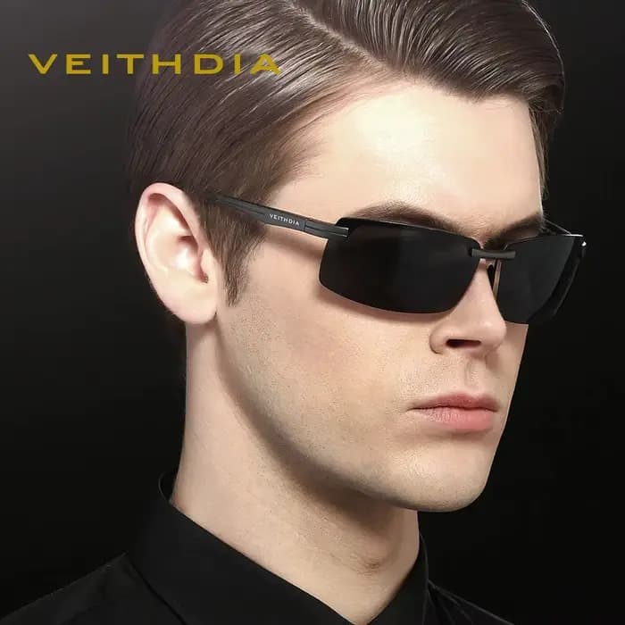 VEITHDIA-Lunettes de soleil de sport en aluminium pour homme et femme, verres polarisés, vintage, po