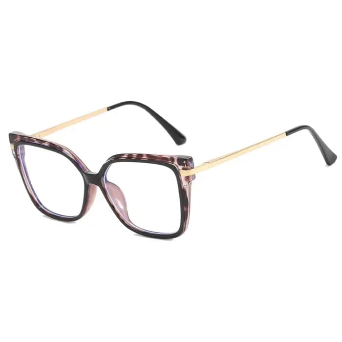 Nouvelles lunettes de mode pour femmes, lunettes carrées rétro transparentes, anti-lumière bleue, mo
