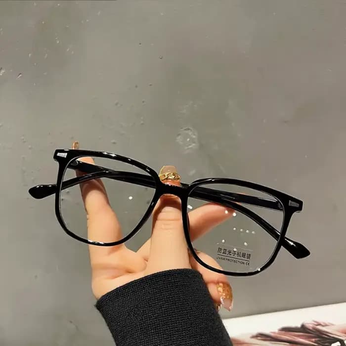 Nouveau unisexe rond carré lunettes pour hommes femmes myopie lunettes lunettes plaine lunettes myop