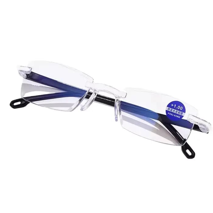 Lunettes à mise au point automatique Clear Blue pour femmes, ajustement automatique, anti-reflets, c