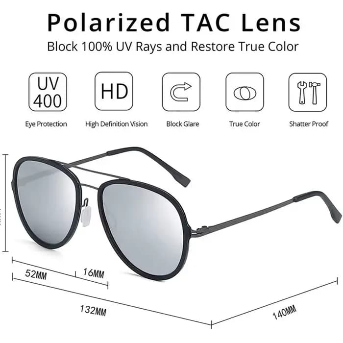 ZENOTTIC UV400 Protection Urltra-Light lunettes de soleil pour femmes mâle classique sport conduite 
