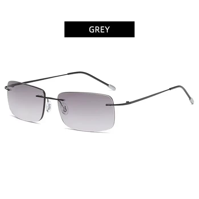 Lunettes de soleil de lecture sans monture pour hommes et femmes, lunettes de presbytie sans cadre, 