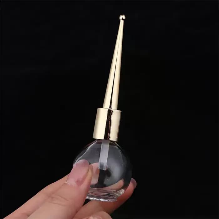 Bouteille de vernis à ongles de 15ml, bouteille vide de Gel avec brosse en verre, bouteille vide de 