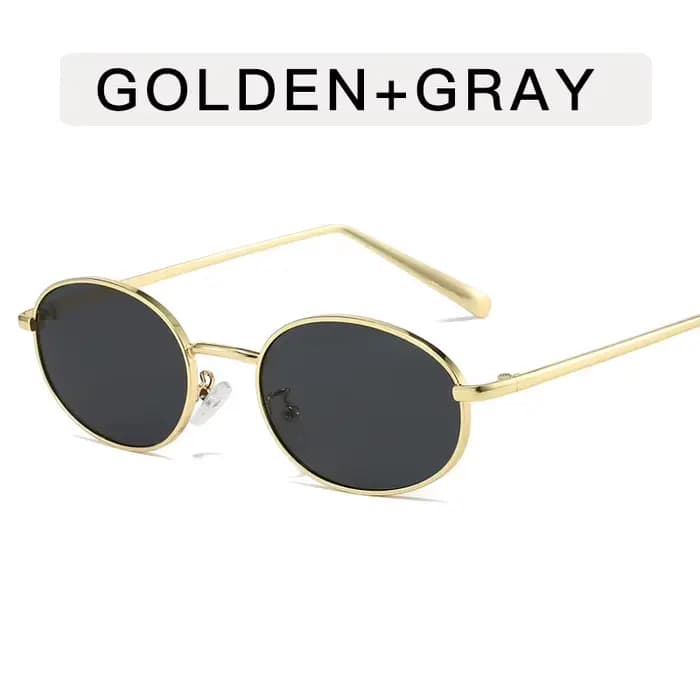 Lunettes de soleil ovales pour femmes et hommes, protection UV, lunettes de soleil de créateur, mode