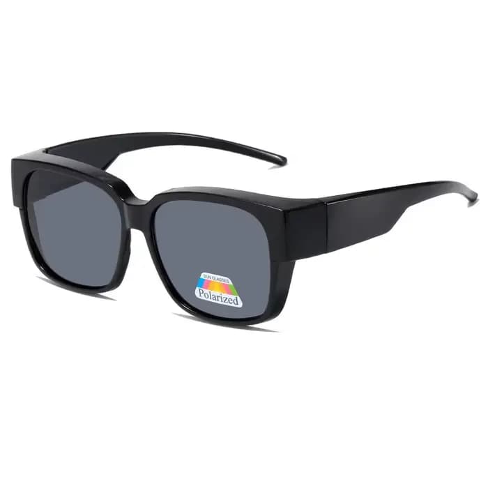 Lunettes de soleil polarisées surdimensionnées tendance à porter par-dessus des lunettes de vue pour