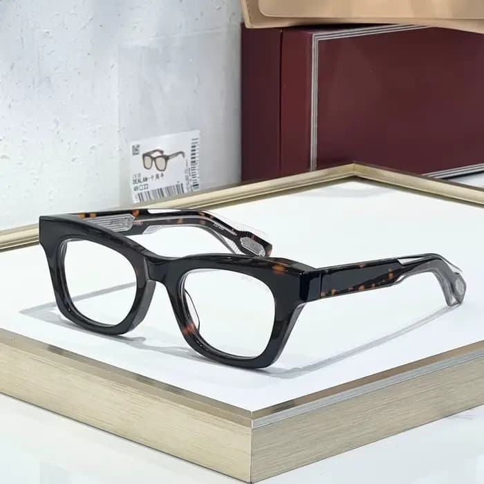 Montures de lunettes fabriquées à la main DEALAN EPOXY, monture de lunettes pour hommes de créateur 