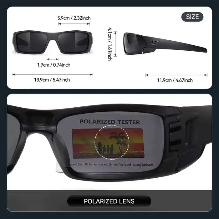 Kaenon Lunettes de soleil de sport polarisées pour hommes et femmes, idéales pour la conduite, la pê