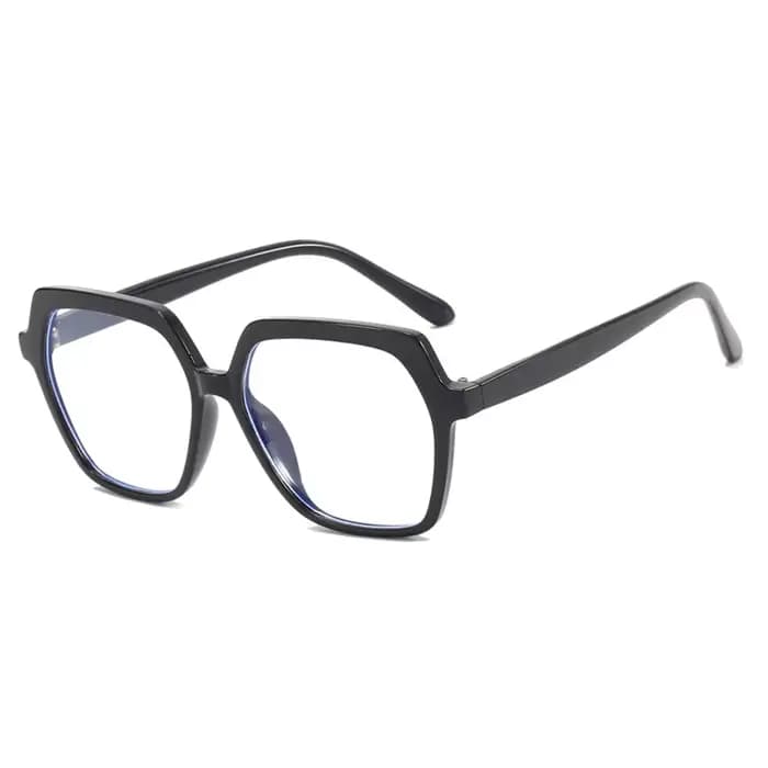 Monture de lunettes tendance décontractée, lunettes anti-lumière bleue, monture carrée rétro sans co