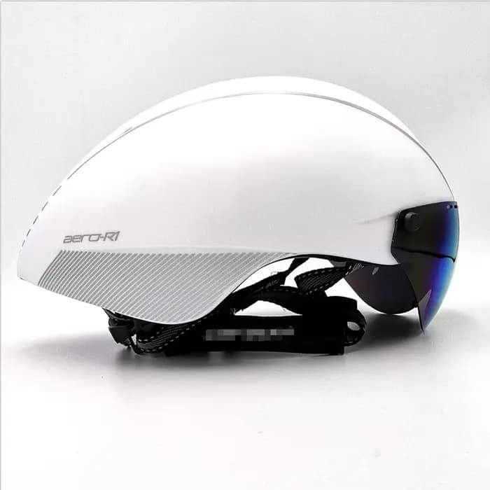 YUMAJ nouveau Aero TT casque de vélo de route lunettes course cyclisme vélo sport casque de sécurité
