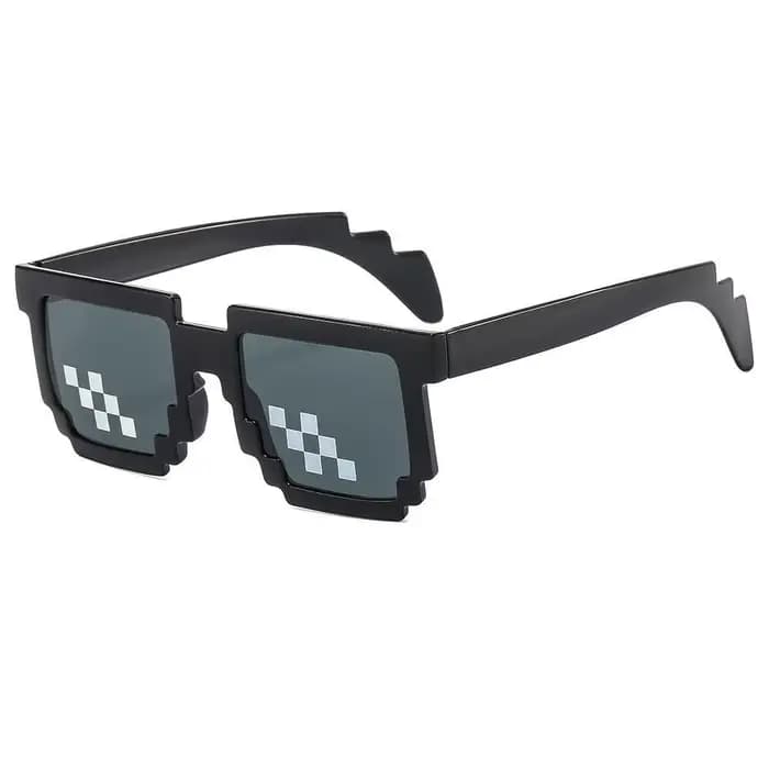 Lunettes de soleil Pixel rétro pour adultes, 1 à 60 pièces, cadeaux de fête pour anniversaires et év