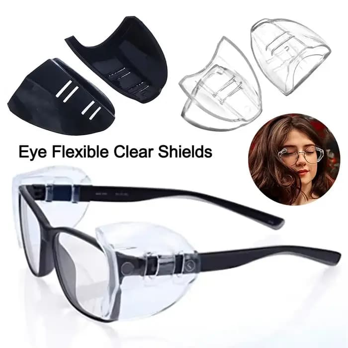 Lunettes de sécurité latérales, bouclier transparent et Flexible, Protection 95% universelle, Anti-b