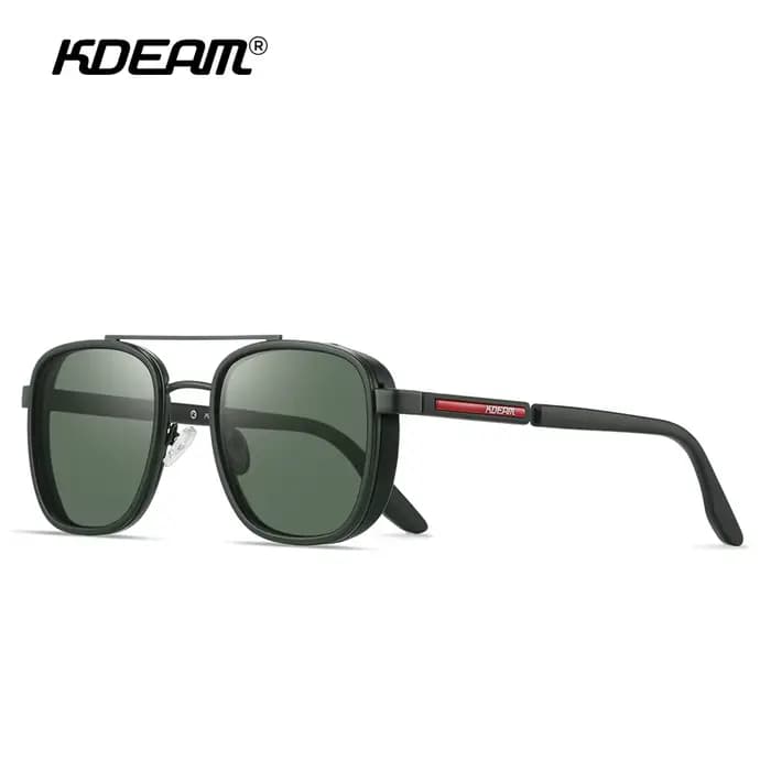 KDEAM lunettes de soleil pour hommes d'affaires formelles polarisées TR90 matériau de haute qualité 