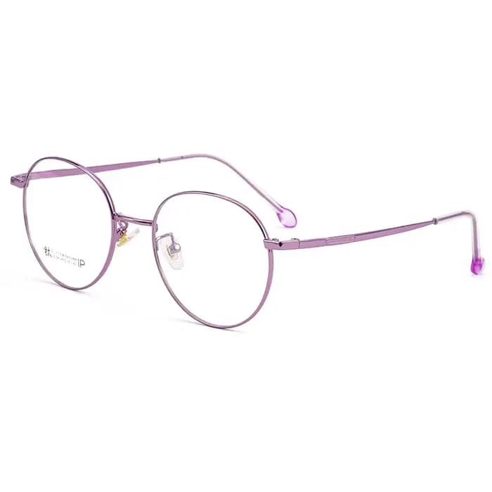 YIMARUILI Ultra léger pur titane lunettes cadre rétro rond décoratif optique Prescription lunettes c
