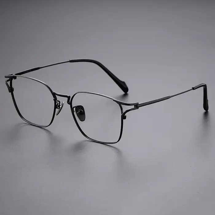 Lunettes de vue pour hommes, montures en titane super légères, lunettes de myopie, verres optiques a