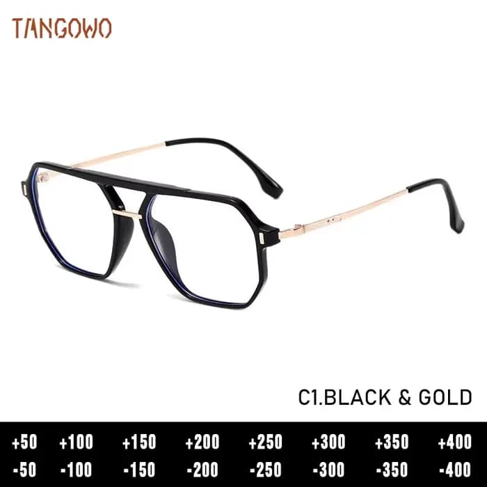 Lunettes de vue TANGOWO pour hommes -1 Lunettes de myopie Photochromiques Homme Femme