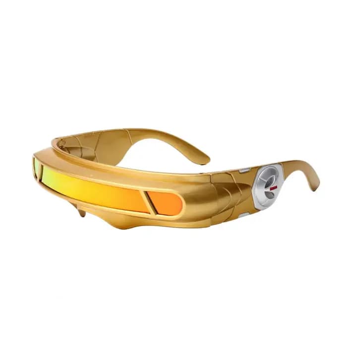 Lunettes de soleil cyberpunk futuristes, lunettes de soleil avec protection UV400, lunettes punk de 