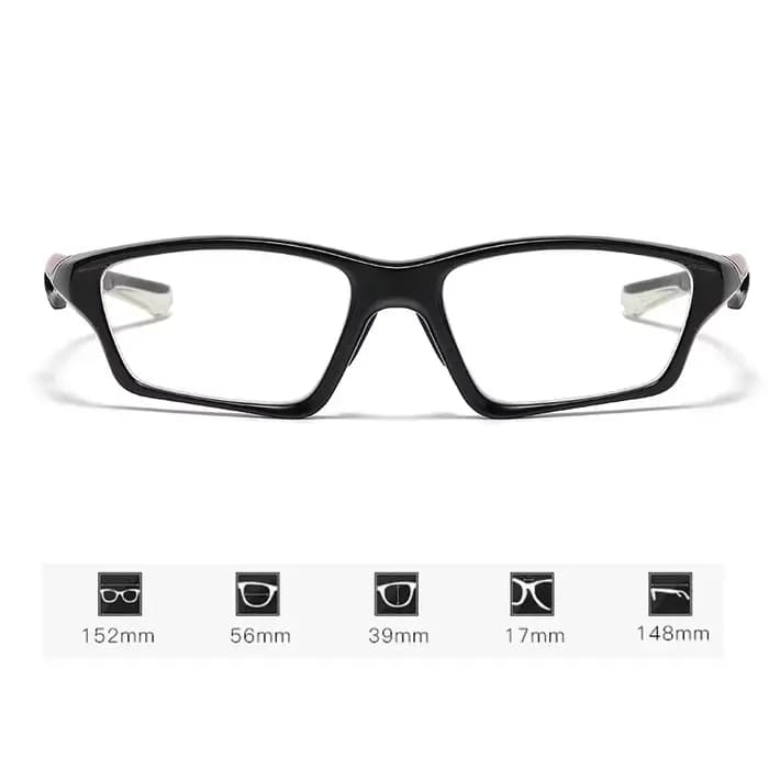 Lunettes de sport photochromiques TR90 pour myopie, unisexe, pour femmes et hommes, carrées, vue de 