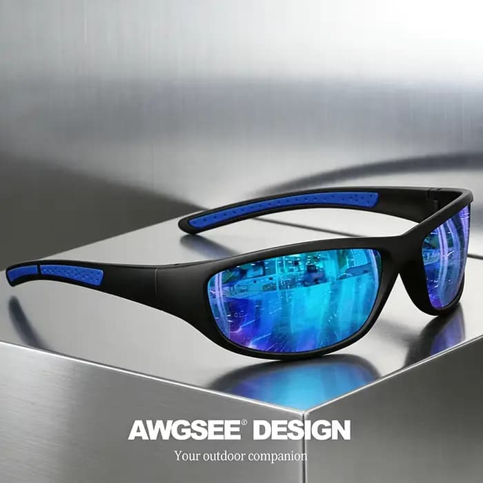 Lunettes de soleil de sport polarisées pour hommes et femmes, verres TAC de course, de pêche, Anti-é