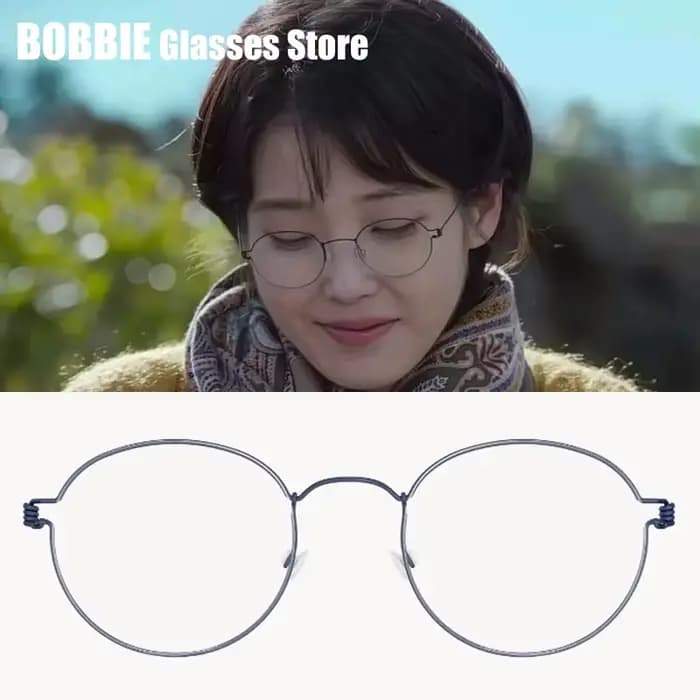 Danemark petites lunettes rondes cadre hommes femmes Air titane 4g sans vis mince jante lunettes lun