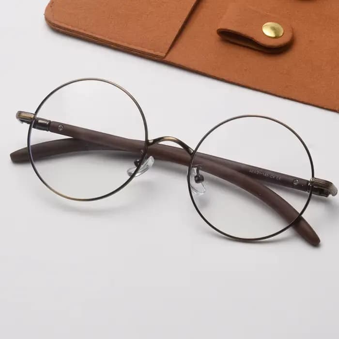 Lzabella – lunettes de vue japonaises rondes, design de marque, monture rétro, mode, anti-lumière bl