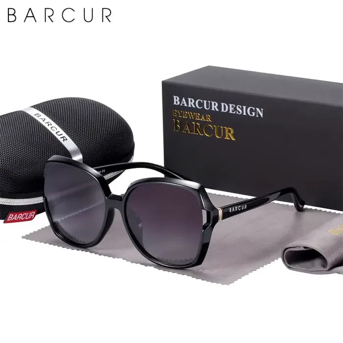 BARCUR lunettes de soleil femmes surdimensionné lunettes de soleil polarisées pour lunettes pour fem