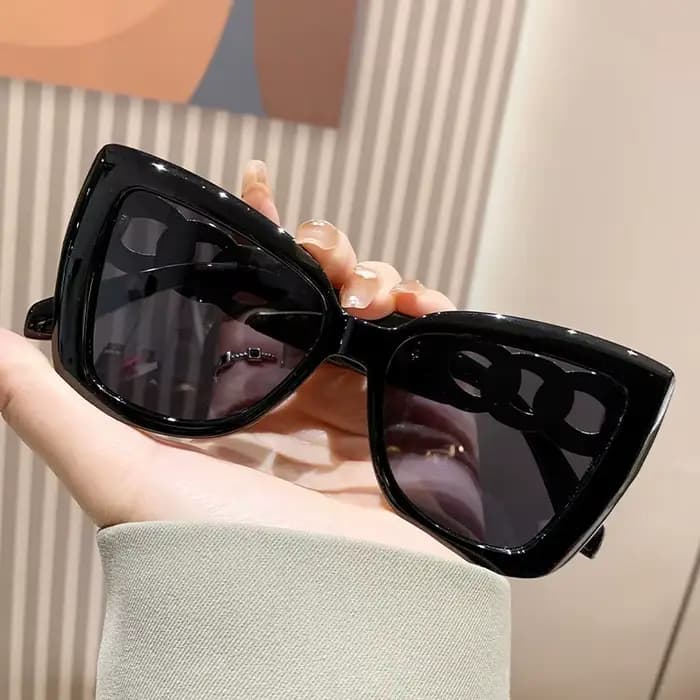 Lunettes de soleil polarisées de luxe à grande monture pour femmes, Protection UV, marque pour myopi