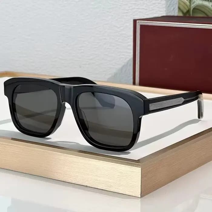 JMM YVES Designer carré fait à la main acétate hommes lunettes de soleil mode Uv400 hommes classique