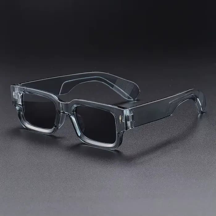 Lunettes unisexes à monture carrée en plastique, Style Simple et décontracté, à la mode, adaptées à 