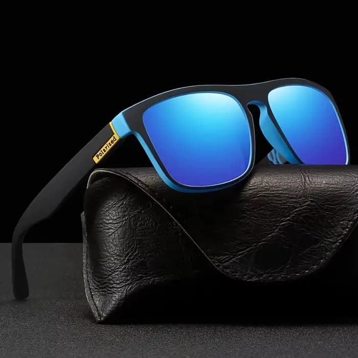 Lunettes de soleil carrées polarisées pour hommes et femmes, lunettes de soleil classiques, lunettes