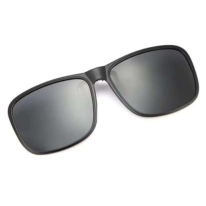 Lunettes de soleil à Clip pour hommes et femmes, polarisées rabattables, pour la conduite, la Vision