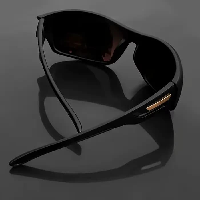 Lunettes de soleil polarisées de sport, monture enveloppante de Camouflage, lentilles multicolores p