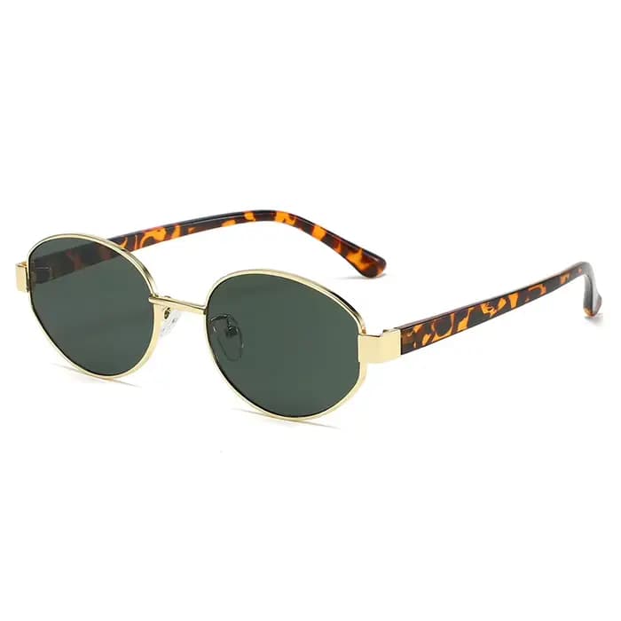 Lunettes de soleil rétro pour femmes et hommes, tendance, en métal, Design de marque de luxe, pare-s